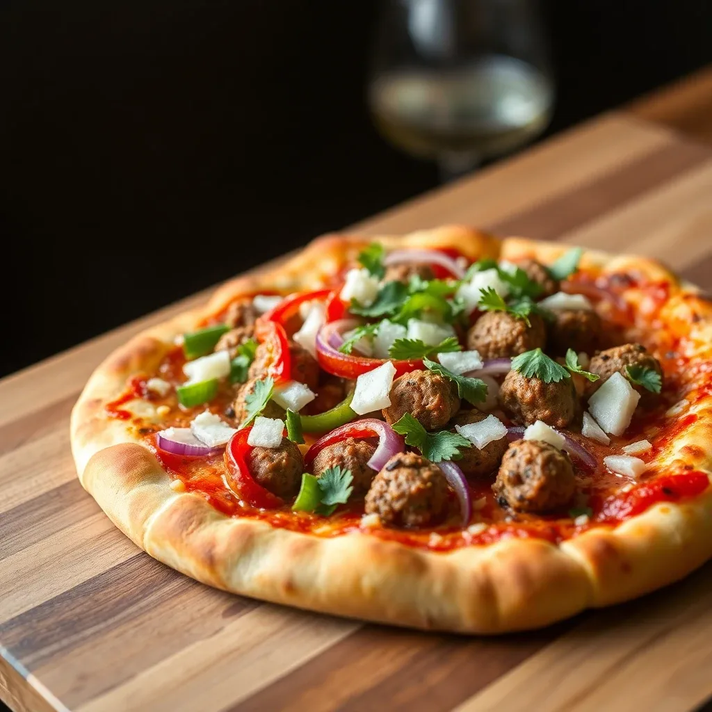 Spicy Sausage Flatbread